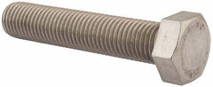 Value Collection - M24x3.00mm Metric Coarse, 120mm Length Under Head Hex Head Cap Screw - Fully Threaded, Grade 316 & Austenitic A4 Stainless Steel, Uncoated, 36mm Hex - Apex Tool & Supply