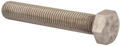 Value Collection - M24x3.00mm Metric Coarse, 140mm Length Under Head Hex Head Cap Screw - Fully Threaded, Grade 316 & Austenitic A4 Stainless Steel, Uncoated, 36mm Hex - Apex Tool & Supply