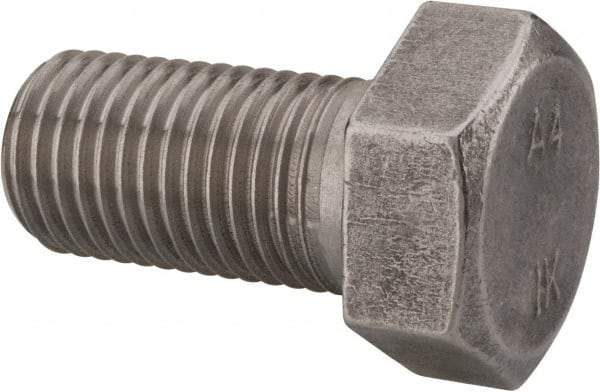 Value Collection - M30x3.50mm Metric Coarse, 60mm Length Under Head Hex Head Cap Screw - Fully Threaded, Grade 316 & Austenitic A4 Stainless Steel, Uncoated, 46mm Hex - Apex Tool & Supply