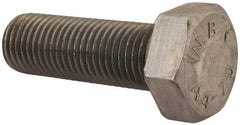 Value Collection - M30x3.50mm Metric Coarse, 90mm Length Under Head Hex Head Cap Screw - Fully Threaded, Grade 316 & Austenitic A4 Stainless Steel, Uncoated, 46mm Hex - Apex Tool & Supply