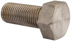 Value Collection - M33x3.50mm Metric Coarse, 80mm Length Under Head Hex Head Cap Screw - Fully Threaded, Grade 316 & Austenitic A4 Stainless Steel, Uncoated, 50mm Hex - Apex Tool & Supply