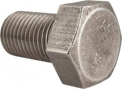 Value Collection - M36x4.00mm Metric Coarse, 60mm Length Under Head Hex Head Cap Screw - Fully Threaded, Grade 316 & Austenitic A4 Stainless Steel, Uncoated, 55mm Hex - Apex Tool & Supply