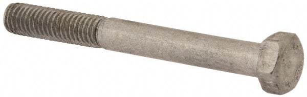 Value Collection - M5x0.80mm Metric Coarse, 45mm Length Under Head Hex Head Cap Screw - Partially Threaded, Grade 316 & Austenitic A4 Stainless Steel, Uncoated, 8mm Hex - Apex Tool & Supply