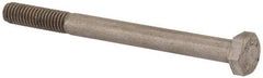 Value Collection - M6x1.00mm Metric Coarse, 70mm Length Under Head Hex Head Cap Screw - Partially Threaded, Grade 316 & Austenitic A4 Stainless Steel, Uncoated, 10mm Hex - Apex Tool & Supply