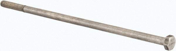 Value Collection - M6x1.00mm Metric Coarse, 160mm Length Under Head Hex Head Cap Screw - Partially Threaded, Grade 316 & Austenitic A4 Stainless Steel, Uncoated, 10mm Hex - Apex Tool & Supply