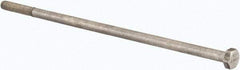 Value Collection - M6x1.00mm Metric Coarse, 160mm Length Under Head Hex Head Cap Screw - Partially Threaded, Grade 316 & Austenitic A4 Stainless Steel, Uncoated, 10mm Hex - Apex Tool & Supply