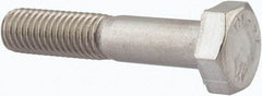 Value Collection - M10x1.50mm Metric Coarse, 50mm Length Under Head Hex Head Cap Screw - Partially Threaded, Grade 316 & Austenitic A4 Stainless Steel, Uncoated, 17mm Hex - Apex Tool & Supply