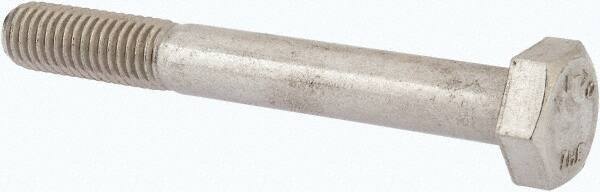 Value Collection - M10x1.50mm Metric Coarse, 80mm Length Under Head Hex Head Cap Screw - Partially Threaded, Grade 316 & Austenitic A4 Stainless Steel, Uncoated, 17mm Hex - Apex Tool & Supply