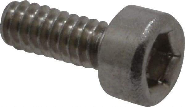 Value Collection - M1.6x0.35 Metric Coarse Hex Socket Drive, Socket Cap Screw - Grade 18-8 & Austenitic A2 Stainless Steel, Uncoated, Fully Threaded, 4mm Length Under Head - Apex Tool & Supply