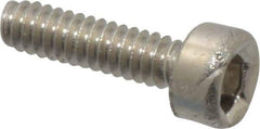 Value Collection - M1.6x0.35 Metric Coarse Hex Socket Drive, Socket Cap Screw - Grade 18-8 & Austenitic A2 Stainless Steel, Uncoated, Fully Threaded, 6mm Length Under Head - Apex Tool & Supply