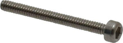 Value Collection - M1.6x0.35 Metric Coarse Hex Socket Drive, Socket Cap Screw - Grade 18-8 & Austenitic A2 Stainless Steel, Uncoated, Partially Threaded, 16mm Length Under Head - Apex Tool & Supply