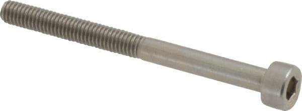 Value Collection - M3x0.50 Metric Coarse Hex Socket Drive, Socket Cap Screw - Grade 18-8 & Austenitic A2 Stainless Steel, Uncoated, Partially Threaded, 35mm Length Under Head - Apex Tool & Supply
