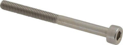 Value Collection - M3x0.50 Metric Coarse Hex Socket Drive, Socket Cap Screw - Grade 18-8 & Austenitic A2 Stainless Steel, Uncoated, Partially Threaded, 35mm Length Under Head - Apex Tool & Supply