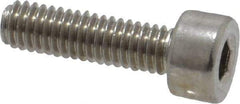 Value Collection - M4x0.70 Metric Coarse Hex Socket Drive, Socket Cap Screw - Grade 18-8 & Austenitic A2 Stainless Steel, Uncoated, Fully Threaded, 14mm Length Under Head - Apex Tool & Supply
