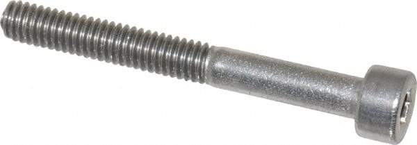 Value Collection - M4x0.70 Metric Coarse Hex Socket Drive, Socket Cap Screw - Grade 18-8 & Austenitic A2 Stainless Steel, Uncoated, Partially Threaded, 35mm Length Under Head - Apex Tool & Supply