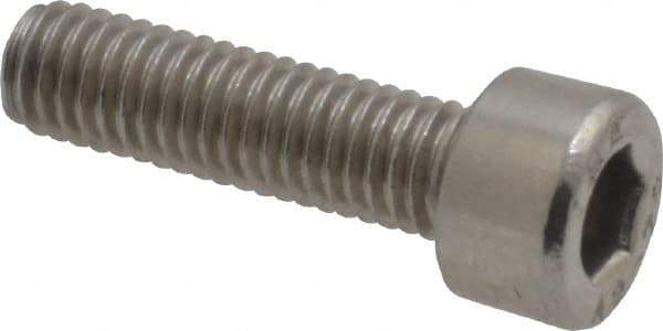 Value Collection - M5x0.80 Metric Coarse Hex Socket Drive, Socket Cap Screw - Grade 18-8 & Austenitic A2 Stainless Steel, Uncoated, Fully Threaded, 18mm Length Under Head - Apex Tool & Supply