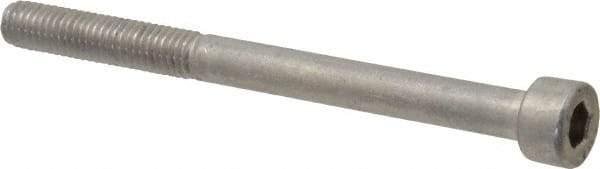 Value Collection - M5x0.80 Metric Coarse Hex Socket Drive, Socket Cap Screw - Grade 18-8 & Austenitic A2 Stainless Steel, Uncoated, Partially Threaded, 60mm Length Under Head - Apex Tool & Supply