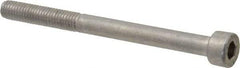 Value Collection - M5x0.80 Metric Coarse Hex Socket Drive, Socket Cap Screw - Grade 18-8 & Austenitic A2 Stainless Steel, Uncoated, Partially Threaded, 60mm Length Under Head - Apex Tool & Supply
