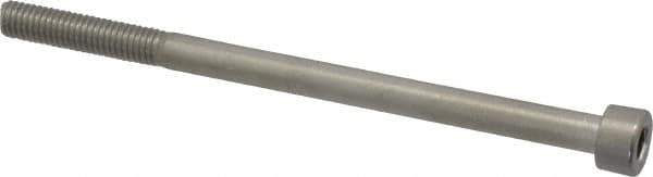 Value Collection - M5x0.80 Metric Coarse Hex Socket Drive, Socket Cap Screw - Grade 18-8 & Austenitic A2 Stainless Steel, Uncoated, Partially Threaded, 80mm Length Under Head - Apex Tool & Supply