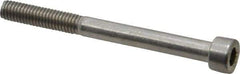 Value Collection - M6x1.00 Metric Coarse Hex Socket Drive, Socket Cap Screw - Grade 18-8 & Austenitic A2 Stainless Steel, Uncoated, Partially Threaded, 65mm Length Under Head - Apex Tool & Supply