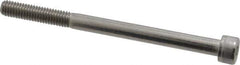 Value Collection - M6x1.00 Metric Coarse Hex Socket Drive, Socket Cap Screw - Grade 18-8 & Austenitic A2 Stainless Steel, Uncoated, Partially Threaded, 80mm Length Under Head - Apex Tool & Supply