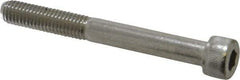 Value Collection - M8x1.25 Metric Coarse Hex Socket Drive, Socket Cap Screw - Grade 18-8 & Austenitic A2 Stainless Steel, Uncoated, Partially Threaded, 70mm Length Under Head - Apex Tool & Supply