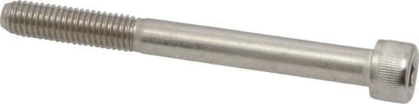 Value Collection - M8x1.25 Metric Coarse Hex Socket Drive, Socket Cap Screw - Grade 18-8 & Austenitic A2 Stainless Steel, Uncoated, Partially Threaded, 80mm Length Under Head - Apex Tool & Supply