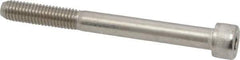 Value Collection - M8x1.25 Metric Coarse Hex Socket Drive, Socket Cap Screw - Grade 18-8 & Austenitic A2 Stainless Steel, Uncoated, Partially Threaded, 80mm Length Under Head - Apex Tool & Supply