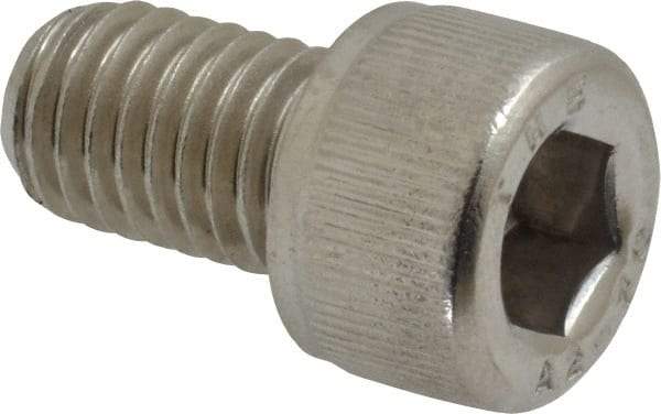 Value Collection - M10x1.50 Metric Coarse Hex Socket Drive, Socket Cap Screw - Grade 18-8 & Austenitic A2 Stainless Steel, Uncoated, Fully Threaded, 16mm Length Under Head - Apex Tool & Supply