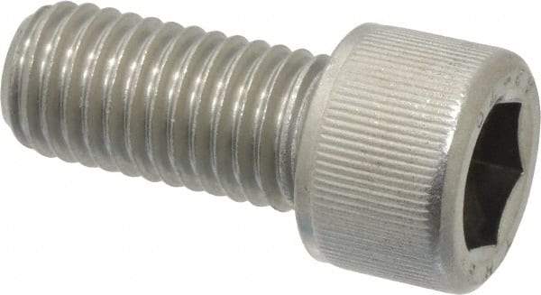 Value Collection - M14x2.00 Metric Coarse Hex Socket Drive, Socket Cap Screw - Grade 18-8 & Austenitic A2 Stainless Steel, Uncoated, Fully Threaded, 30mm Length Under Head - Apex Tool & Supply