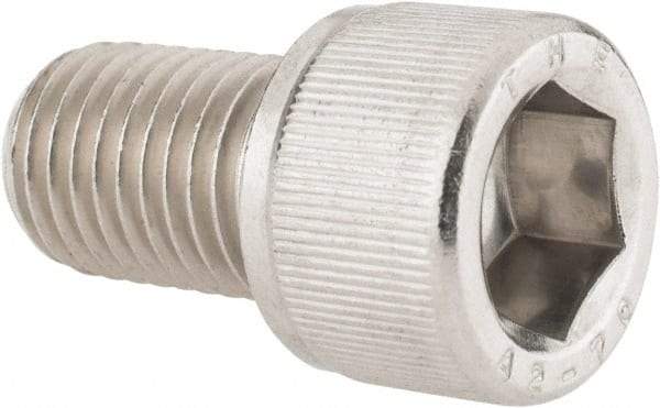 Value Collection - M16x2.00 Metric Coarse Hex Socket Drive, Socket Cap Screw - Grade 18-8 & Austenitic A2 Stainless Steel, Uncoated, Fully Threaded, 25mm Length Under Head - Apex Tool & Supply