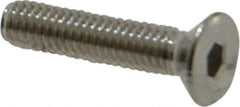 Value Collection - M2.5x0.45 Metric Coarse Hex Socket Drive, 90° Flat Screw - Grade 18-8 & Austenitic A2 Stainless Steel, Fully Threaded, 12mm OAL - Apex Tool & Supply