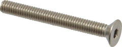 Value Collection - M4x0.70 Metric Coarse Hex Socket Drive, 90° Flat Screw - Grade 18-8 & Austenitic A2 Stainless Steel, Partially Threaded, 35mm OAL - Apex Tool & Supply