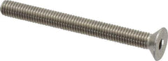 Value Collection - M5x0.80 Metric Coarse Hex Socket Drive, 90° Flat Screw - Grade 18-8 & Austenitic A2 Stainless Steel, Partially Threaded, 50mm OAL - Apex Tool & Supply