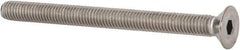 Value Collection - M5x0.80 Metric Coarse Hex Socket Drive, 90° Flat Screw - Grade 18-8 & Austenitic A2 Stainless Steel, Partially Threaded, 60mm OAL - Apex Tool & Supply