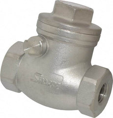 Sharpe Valves - 1/4" Stainless Steel Check Valve - FNPT x FNPT, 200 WOG - Apex Tool & Supply