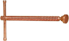 Wilton - Clamp Spindle Assembly - 6-1/16" Thread Length, 3/4" Tip Surface Diam, Use with C-Clamps - Apex Tool & Supply
