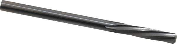 Magafor - 3.5204mm Solid Carbide 6 Flute Chucking Reamer - Spiral Flute, 0.1386" Straight Shank, 19/32" Flute Length, 2-1/4" OAL - Apex Tool & Supply