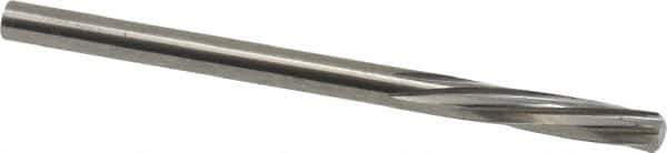 Magafor - 3.5408mm Solid Carbide 6 Flute Chucking Reamer - Spiral Flute, 0.1394" Straight Shank, 19/32" Flute Length, 2-1/4" OAL - Apex Tool & Supply
