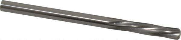 Magafor - 3.6195mm Solid Carbide 6 Flute Chucking Reamer - Spiral Flute, 0.1425" Straight Shank, 19/32" Flute Length, 2-1/4" OAL - Apex Tool & Supply