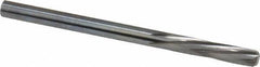 Magafor - 3.749mm Solid Carbide 6 Flute Chucking Reamer - Spiral Flute, 0.1476" Straight Shank, 19/32" Flute Length, 2-1/4" OAL - Apex Tool & Supply