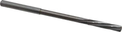 Magafor - 3.81mm Solid Carbide 6 Flute Chucking Reamer - Spiral Flute, 0.158" Straight Shank, 3/4" Flute Length, 2-61/64" OAL - Apex Tool & Supply