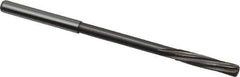 Magafor - 3.8506mm Solid Carbide 6 Flute Chucking Reamer - Spiral Flute, 0.158" Straight Shank, 3/4" Flute Length, 2-61/64" OAL - Apex Tool & Supply