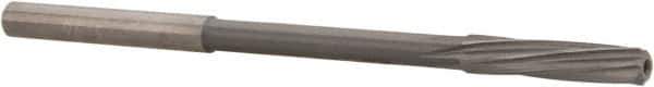 Magafor - 3.9599mm Solid Carbide 6 Flute Chucking Reamer - Spiral Flute, 0.158" Straight Shank, 3/4" Flute Length, 2-61/64" OAL - Apex Tool & Supply