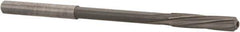 Magafor - 3.9802mm Solid Carbide 6 Flute Chucking Reamer - Spiral Flute, 0.158" Straight Shank, 3/4" Flute Length, 2-61/64" OAL - Apex Tool & Supply