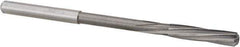 Magafor - 4.45mm Solid Carbide 6 Flute Chucking Reamer - Spiral Flute, 0.177" Straight Shank, 53/64" Flute Length, 3-5/32" OAL - Apex Tool & Supply