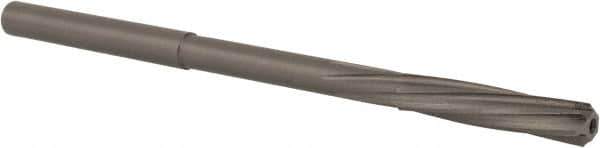 Magafor - #16 Solid Carbide 6 Flute Chucking Reamer - Spiral Flute, 0.177" Straight Shank, 53/64" Flute Length, 3-5/32" OAL - Apex Tool & Supply