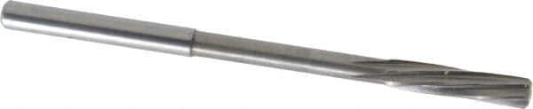 Magafor - #13 Solid Carbide 6 Flute Chucking Reamer - Spiral Flute, 0.177" Straight Shank, 53/64" Flute Length, 3-5/32" OAL - Apex Tool & Supply