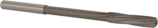 Magafor - 5.19mm Solid Carbide 6 Flute Chucking Reamer - Spiral Flute, 0.197" Straight Shank, 29/32" Flute Length, 3-25/64" OAL - Apex Tool & Supply