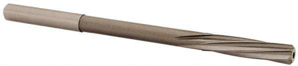 Magafor - 5.93mm Solid Carbide 6 Flute Chucking Reamer - Spiral Flute, 0.236" Straight Shank, 1-7/64" Flute Length, 3-31/32" OAL - Apex Tool & Supply